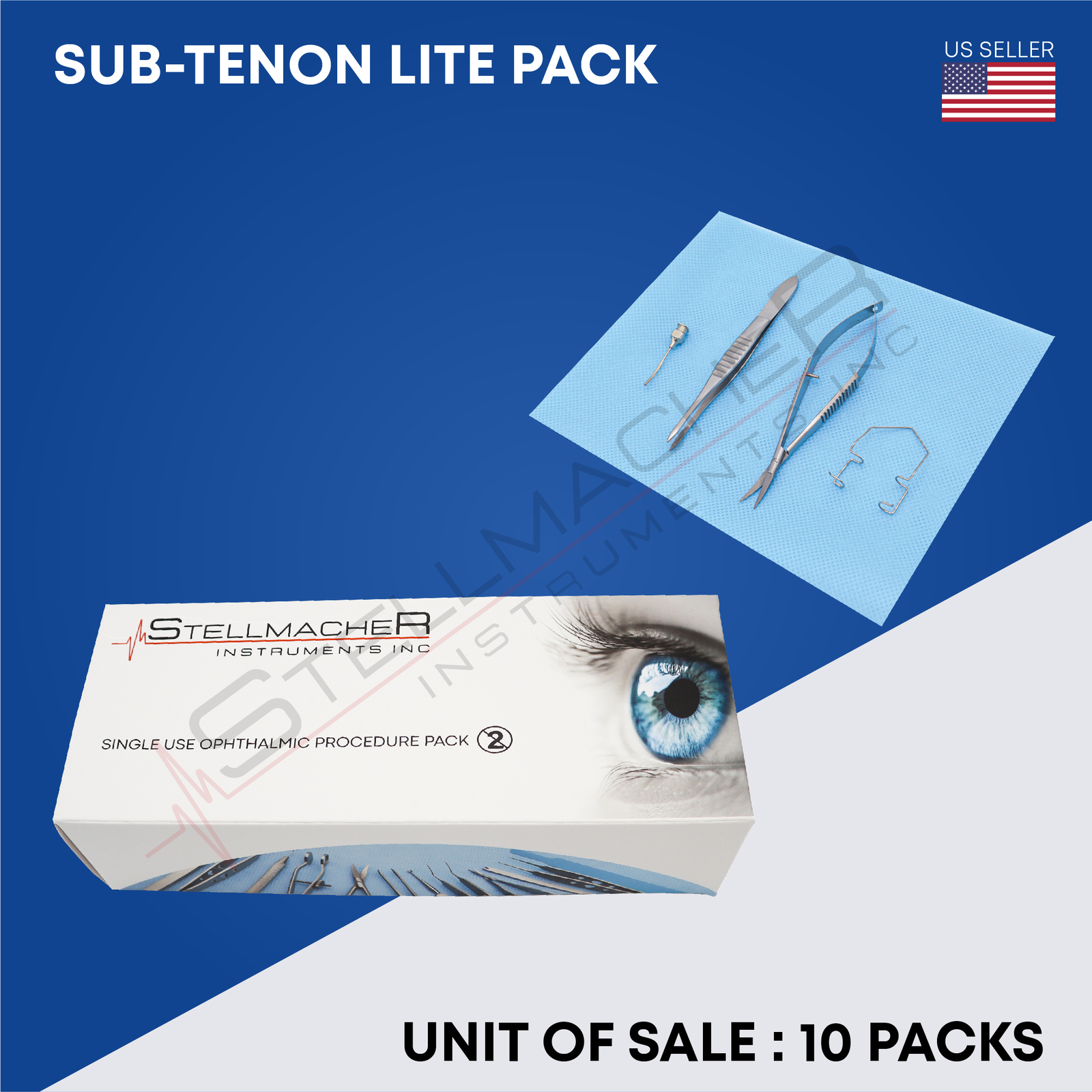 Single Use Sub-Tenon Lite Procedure Pack – 10 Packs Box