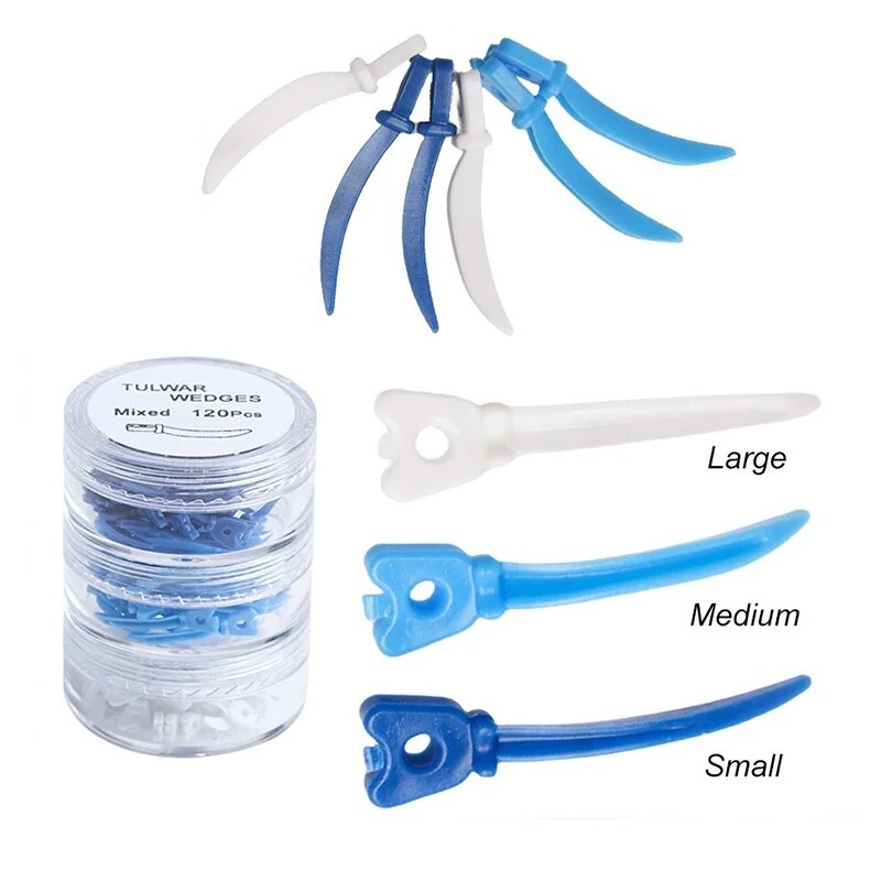 Dental Matrix Bands Ring Sectional Matrice Clamp Wedges Fit Palodent V3 System