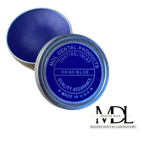 Dental Casting Inlay Milling Wax by MDL Dental Products 60/60 Blue BEST Seller!