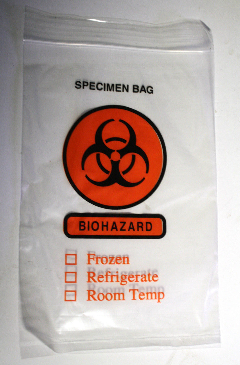 Biohazard Specimen Bags 25 or 50 ct Halloween Treat Candy Party Gag Gift 6×9