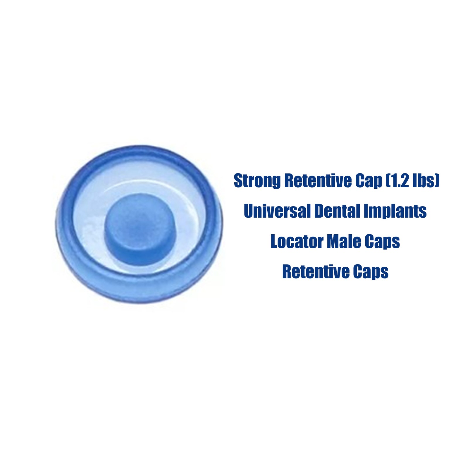 US Dental Locator Overdenture Abutment & Caps Fits Nobel/Hiossen/Zimmer/MIS/TSV