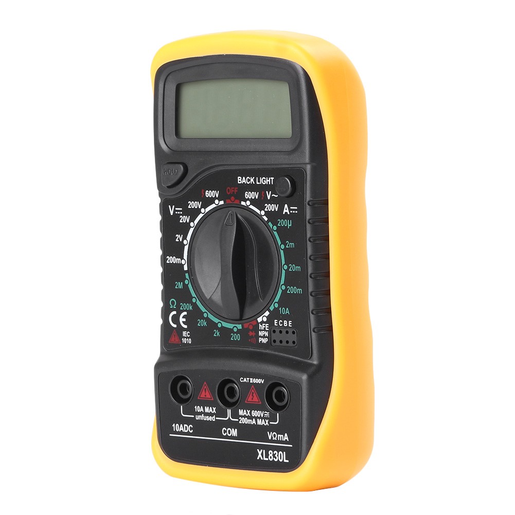 200/600V Digital Ohmmeter LCD Multimeter AC DC Voltmeter Ohmmeter Ammeter