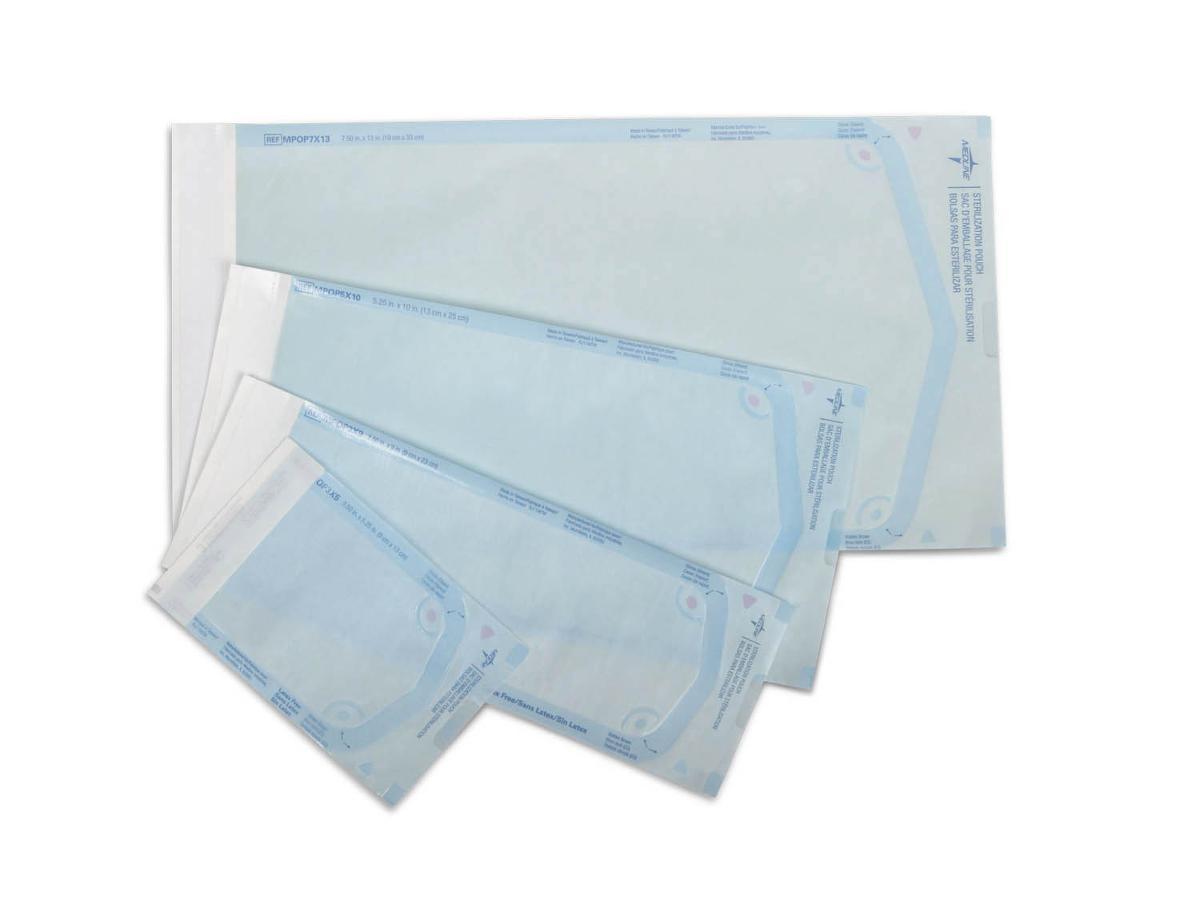 1 Box Autoclave 200 Pcs Sterilization Pouch Bag Self Sealing Self-Seal 6 Sizes
