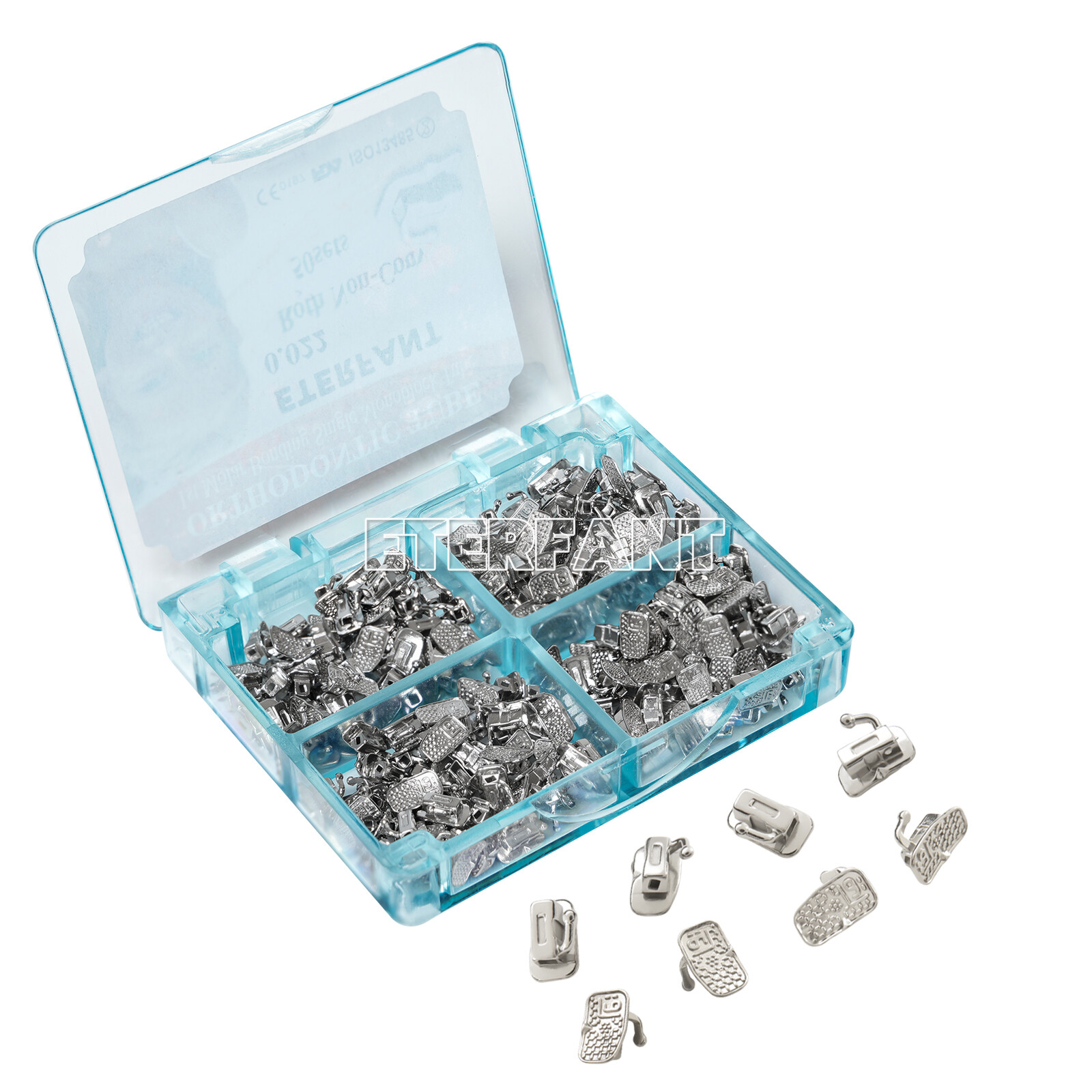 200PCs ETERFANT Dental Ortho Buccal Tubes Monoblock Roth 022 1st Molar Bondable