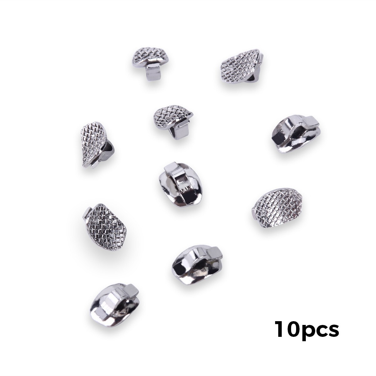 Dental Ortho Lingual Buttons Bondable Mono Mesh Base /Traction Buttons Chains