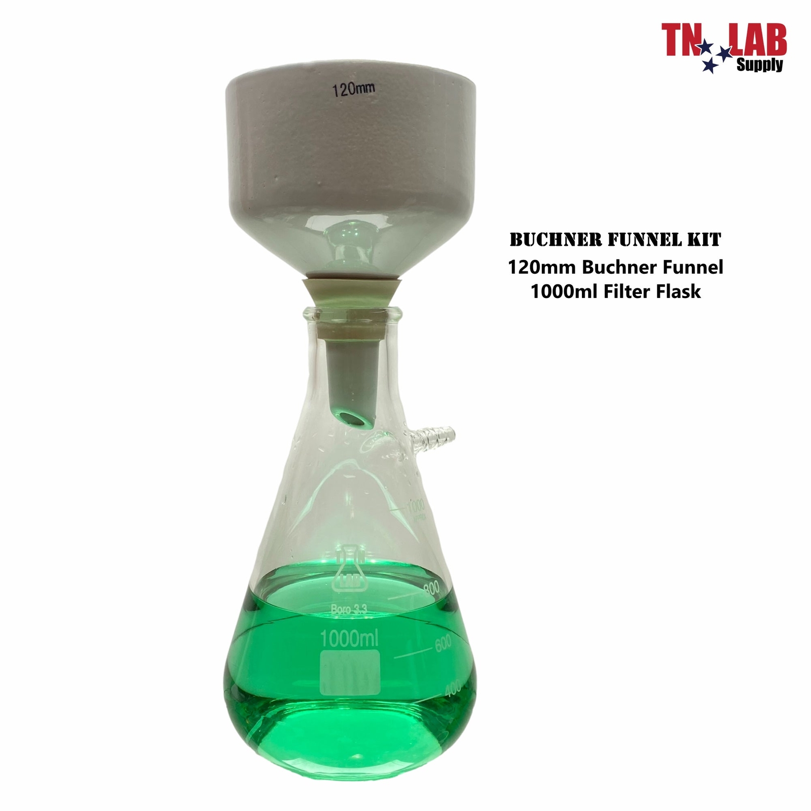 TN LAB Buchner Funnel Filter Flask SET KIT Family
