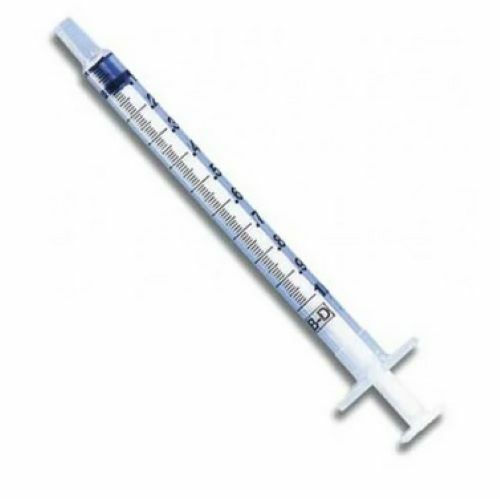 Bd 1ml Tuberculin Syringe Slip Tip 200/Box 309659 (1 Box)