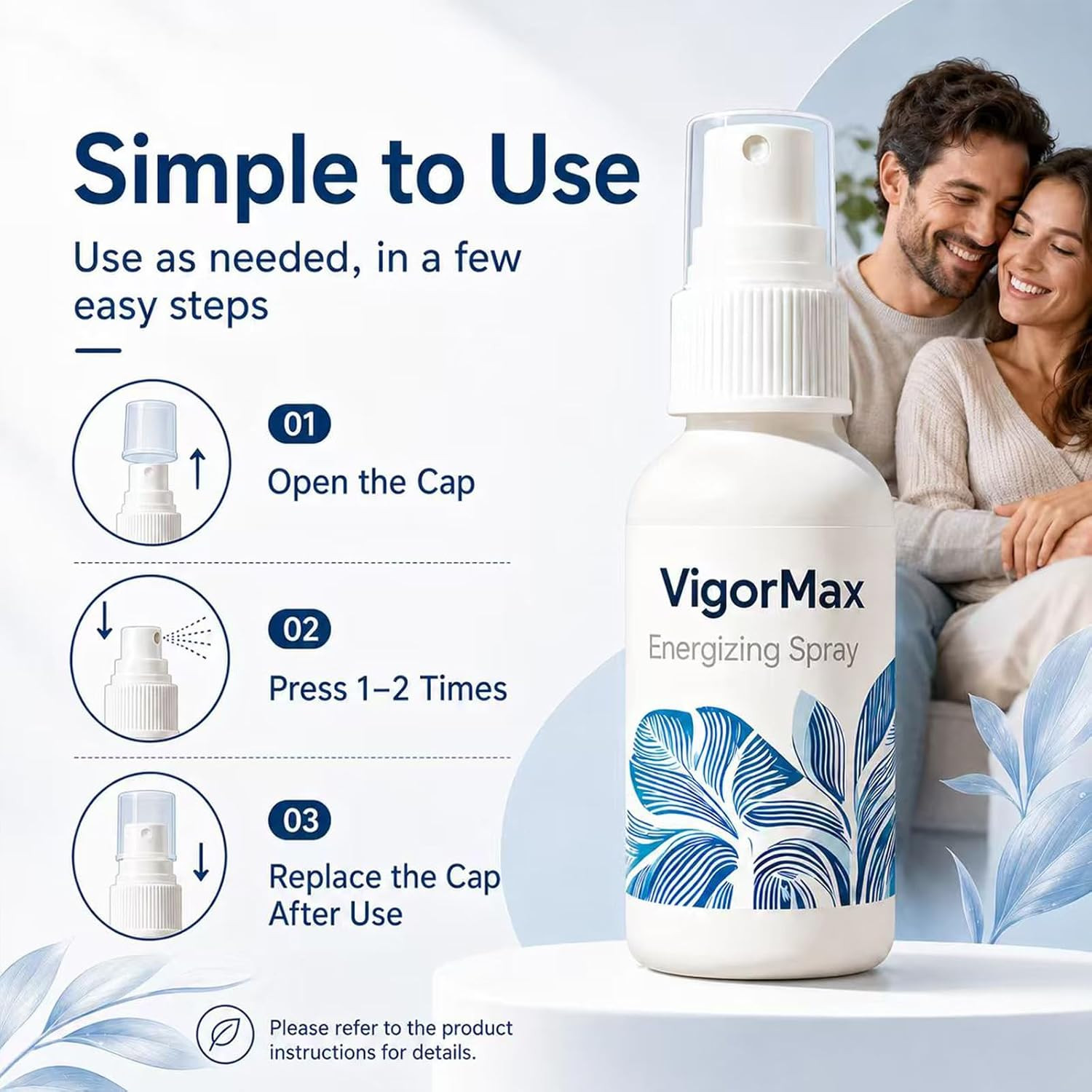 Vigormax Spray, Vigormax Seaweed Energizing Spray for Men, Fast-Acting Formula 3