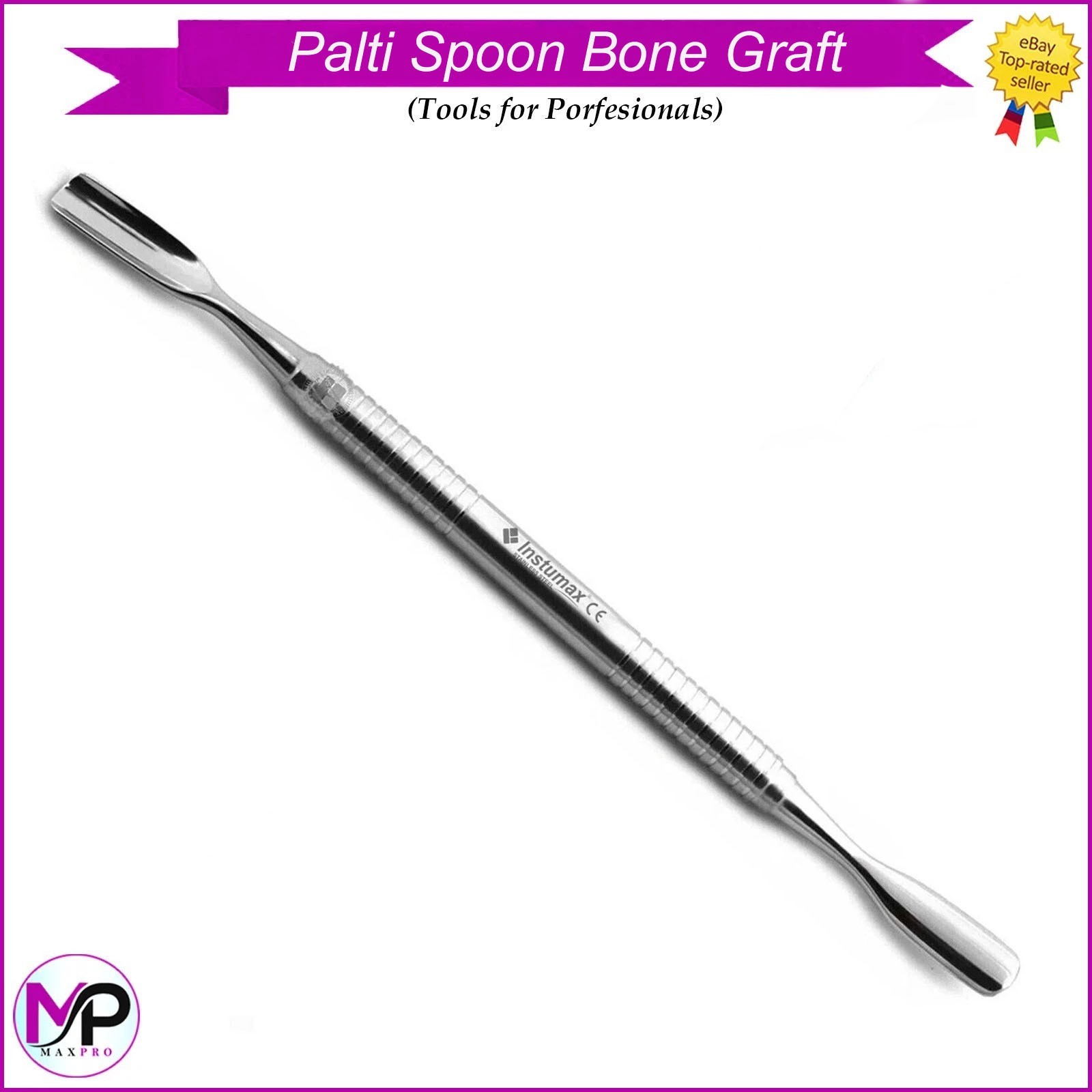 Palti Spoon Bone Graft Surgical Stainless Steel Bone Grafting & Placement Tools