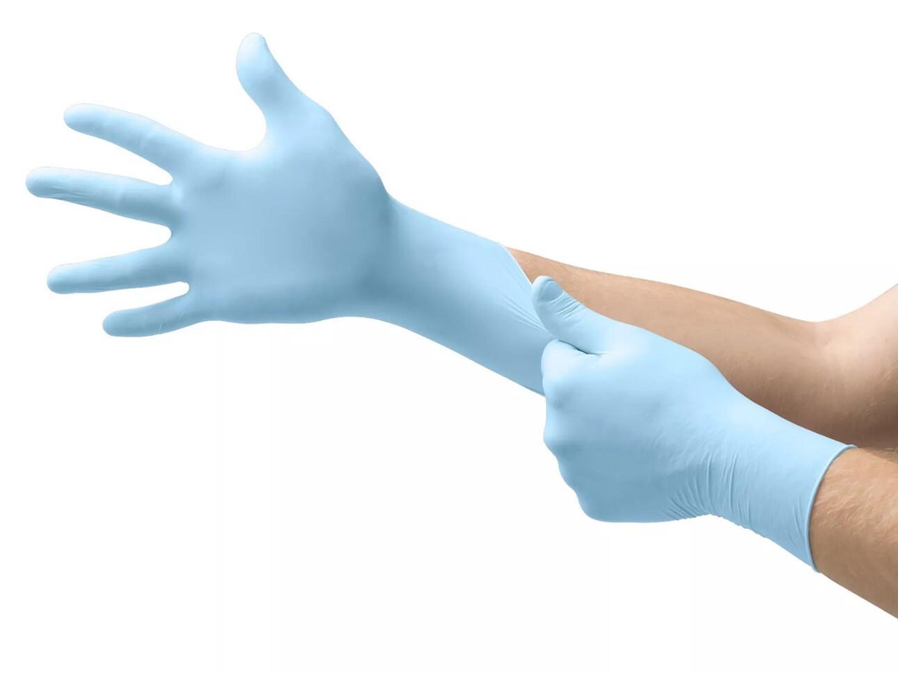 (2500) Ansell Microflex XCEED Powder-Free Nitrile Gloves Medium XC-310-M Case
