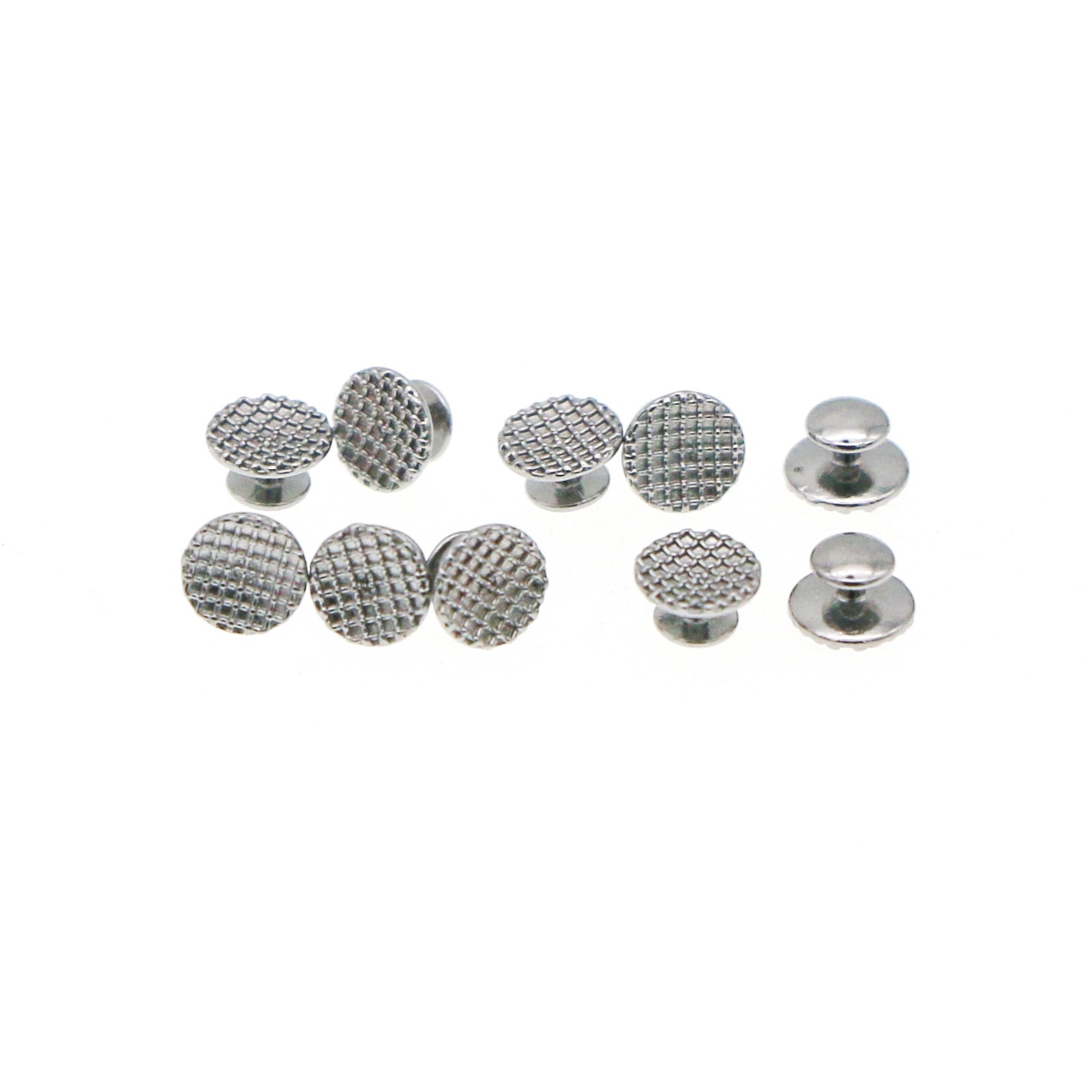 US Dental Orthodontic Metal Lingual Button Bondable Round Mesh Base 10Pcs/Pack