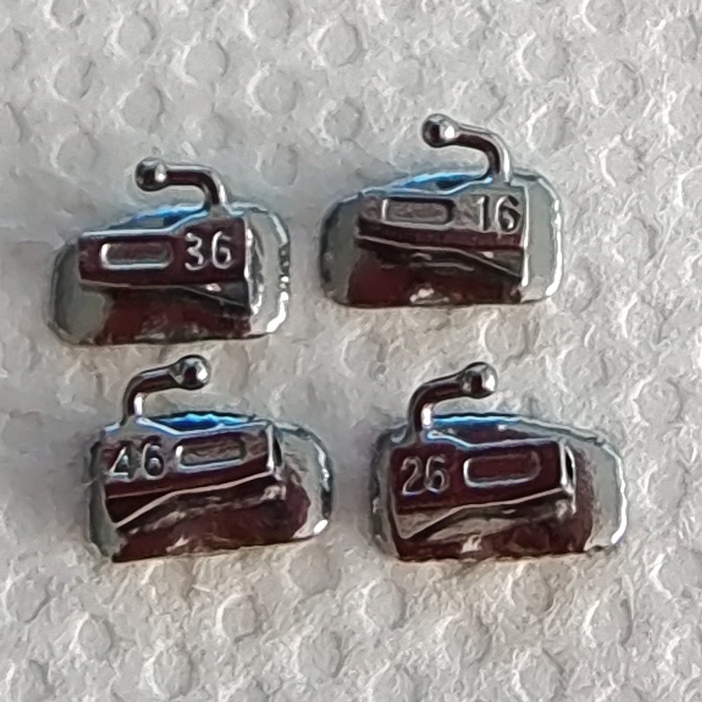 Dental Orthodontic Buccal Tubes 1st Molar Roth.022 Bondable Non-conv