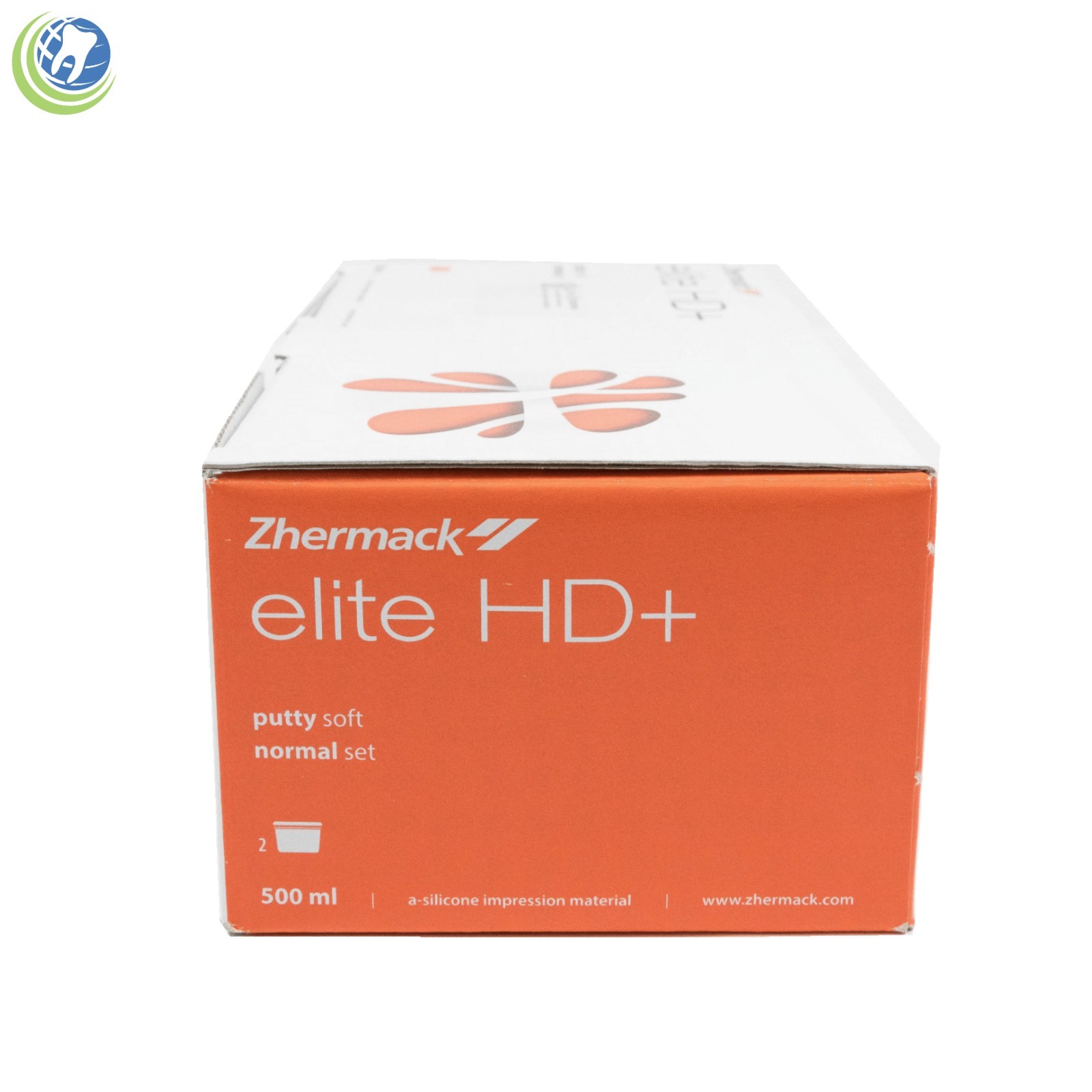 DENTAL IMPRESSION SILICONE PUTTY ELITE HD+ SOFT NORMAL SET 500ML ZHERMACK