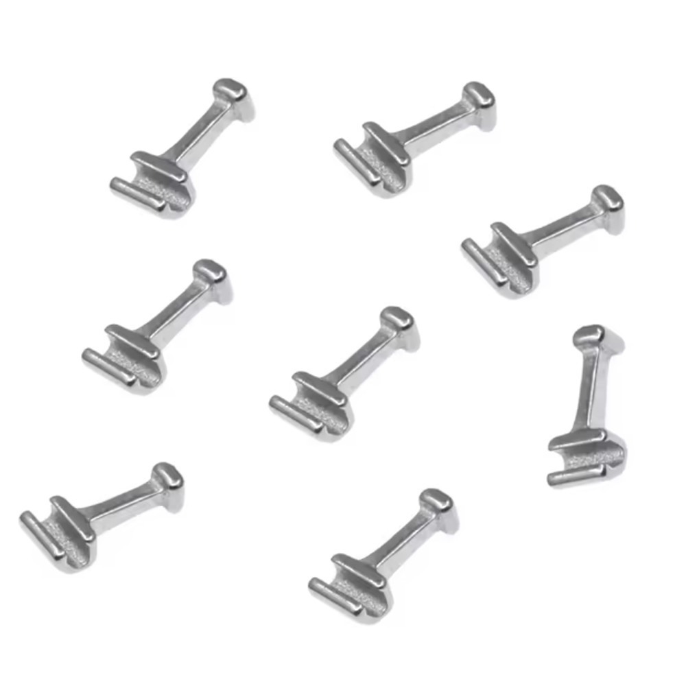 10pcs/pack Dental Orthodontic Crimpable Hook Long/Medium/Short Stainless Steel