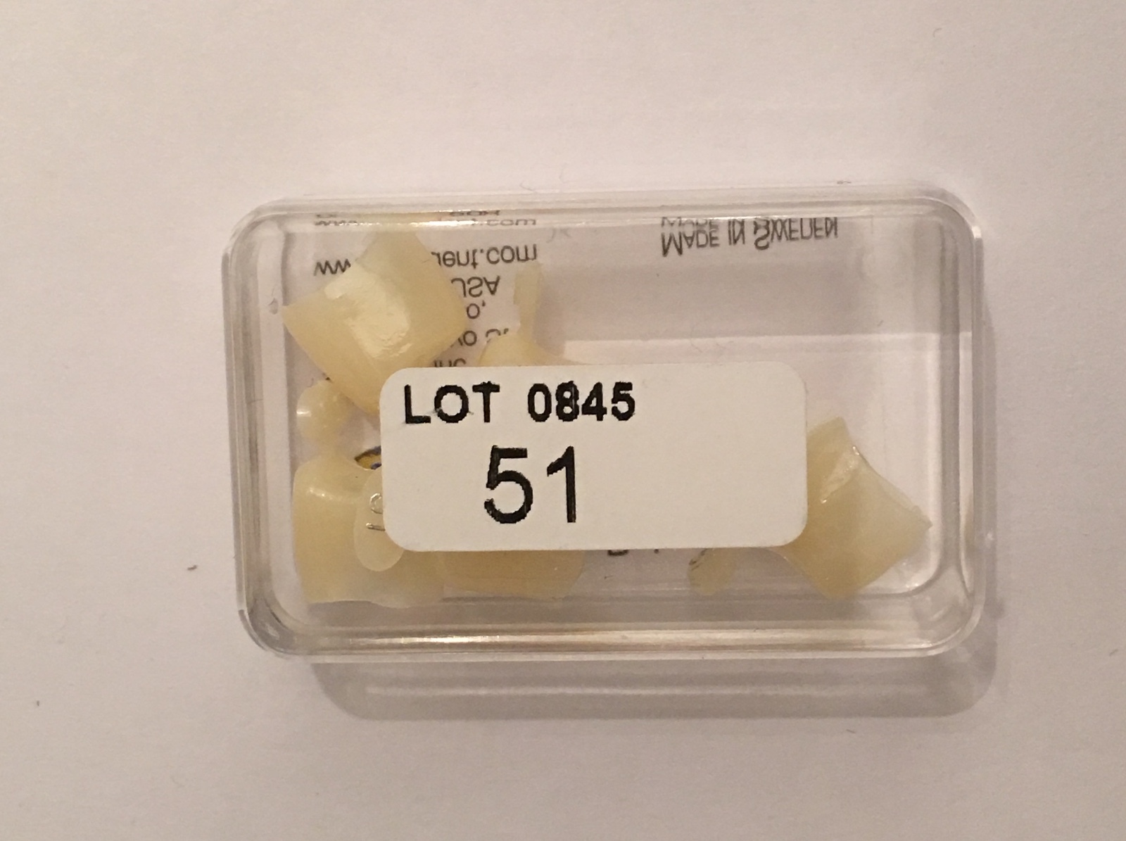 Dental Polycarbonate Temporary Crowns 5 pcs #51