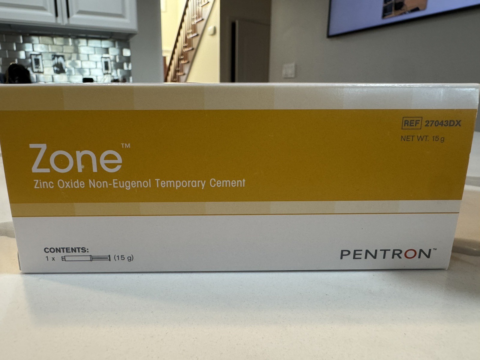 Zone Pentron Non-Eugenol Temporary Cement – 15 Gm. Dual Syringe