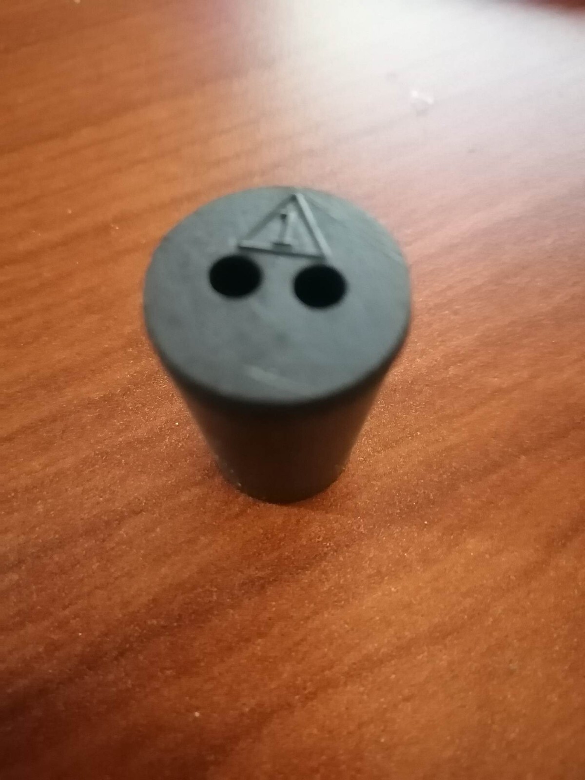 2 holes #1 rubber stopper