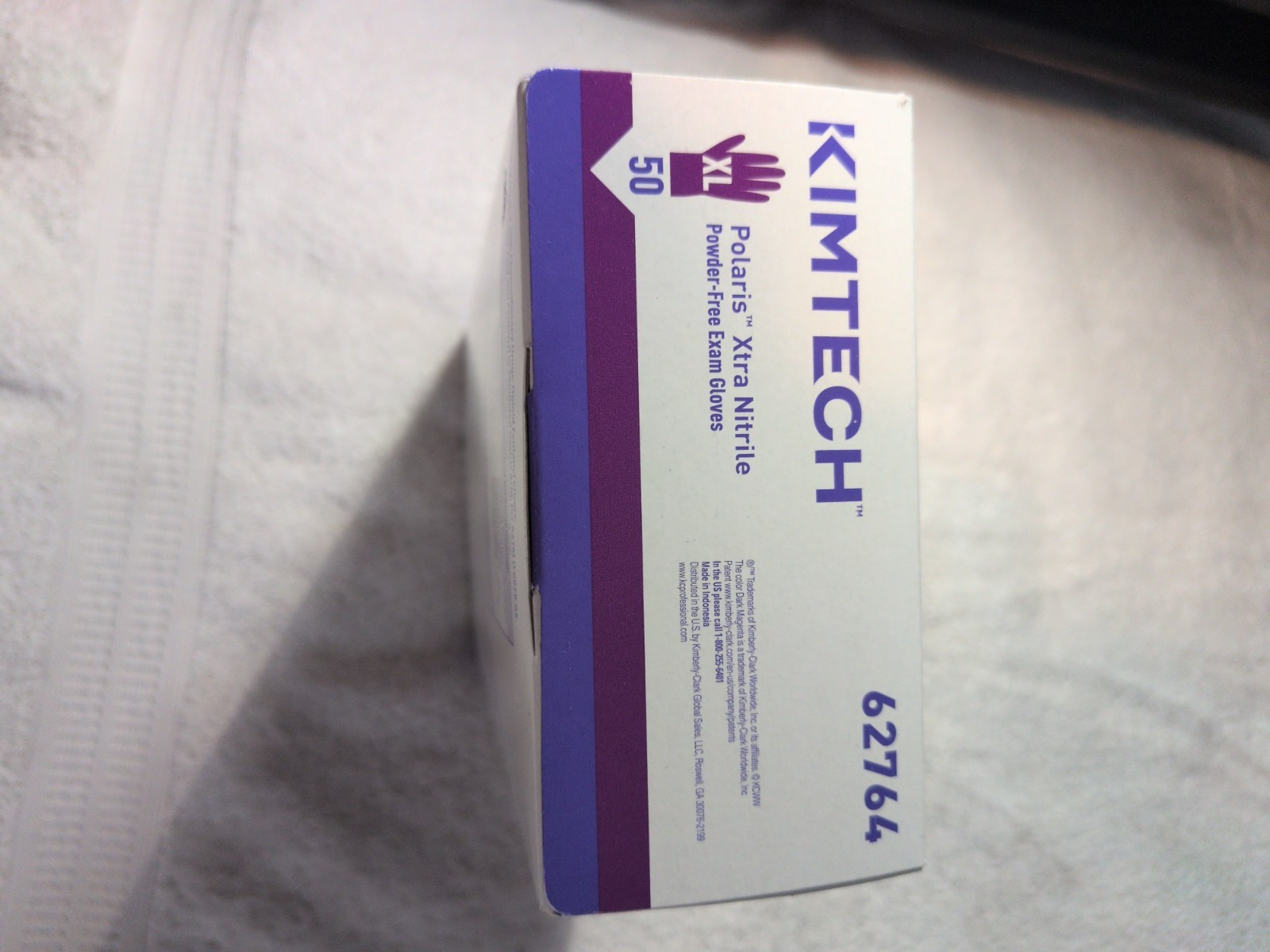 12″ Kimtech Polaris Xtra Nitrile Exam Gloves 62764 7.5 Mil Ambidextrous