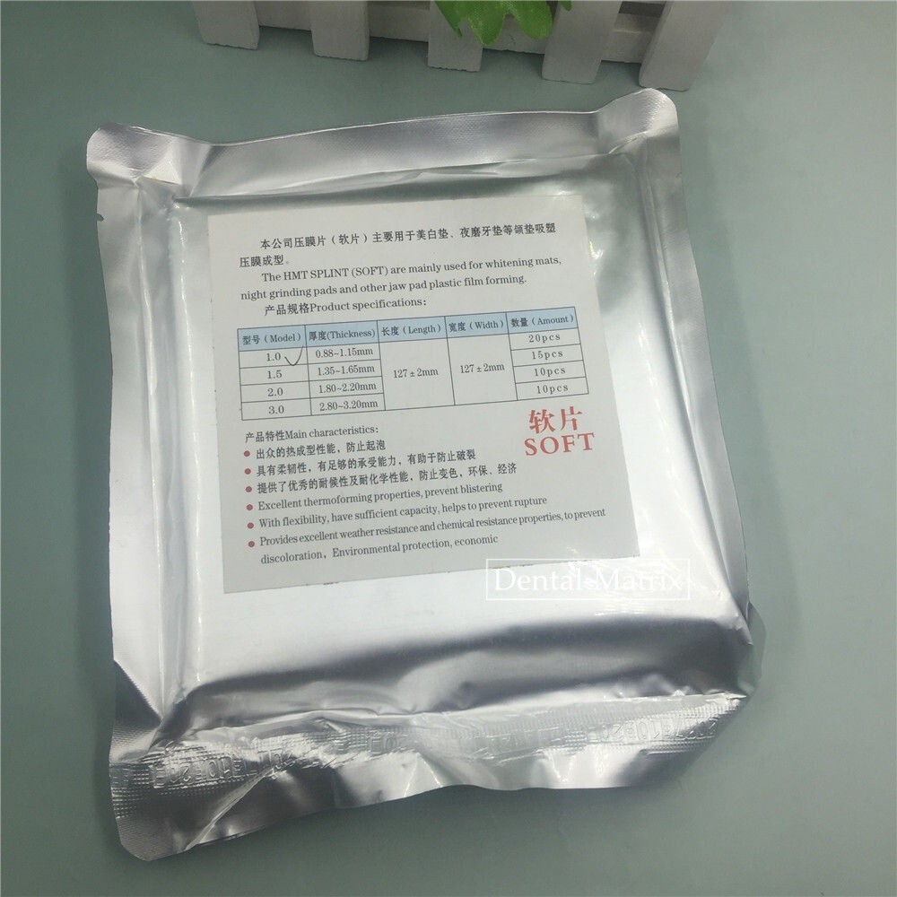 Dental Splint Thermoforming Material Vacuum Forming Orthodontic Hard Soft 1 Bag