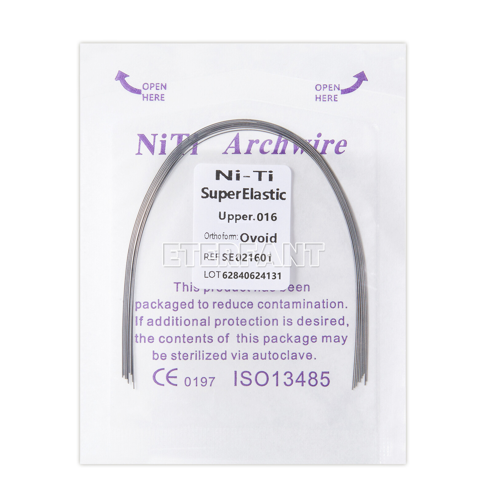 ETERFANT Dental Ortho Bracket Brace MIM Monoblock/Arch Wire NiTi/Stainless Steel