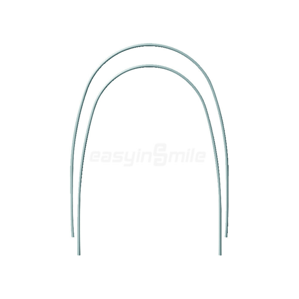 10Packs Dental Orthodontic Stainless Steel Rectangular Arch Wire Natural Round