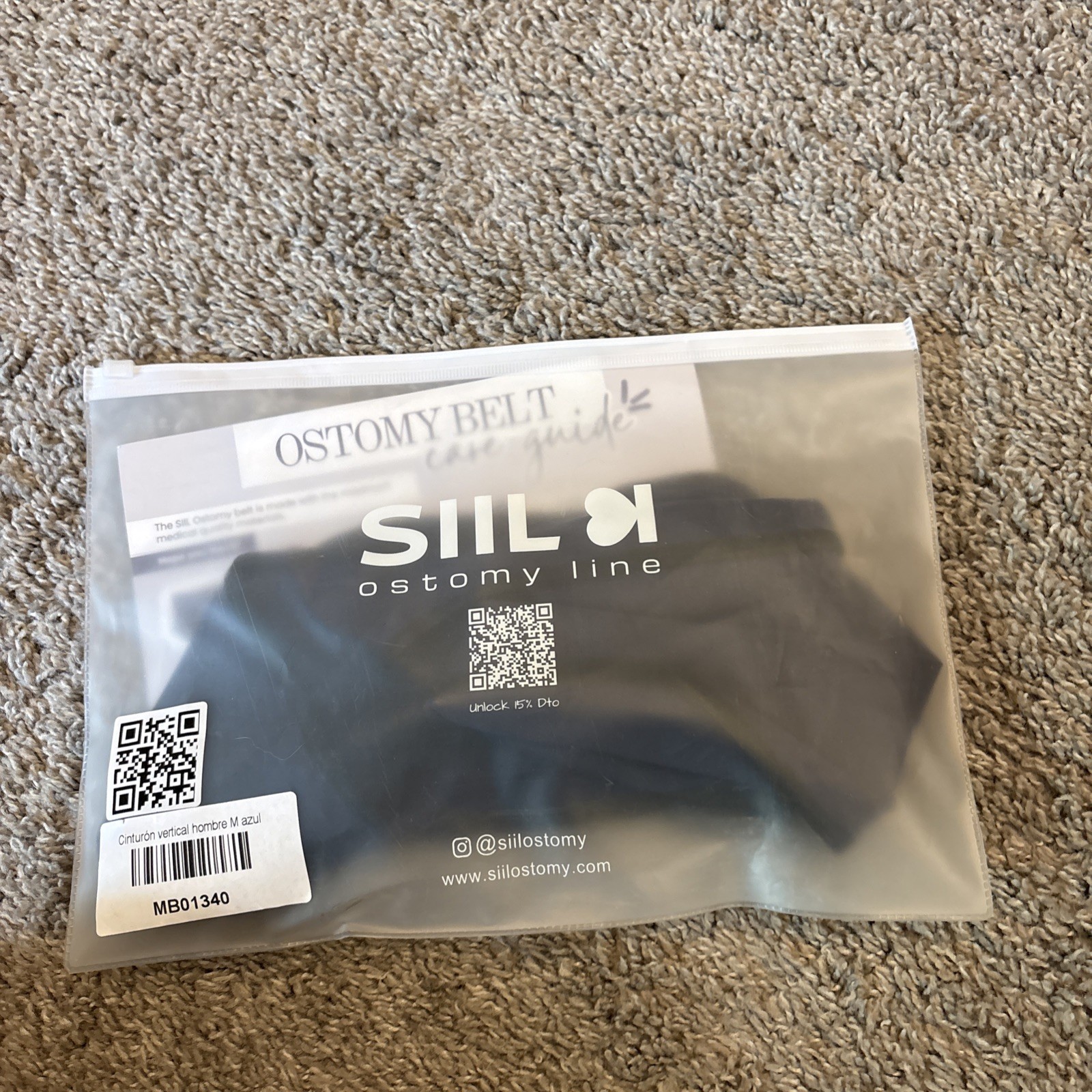 SIIL Ostomy Belt for Men & Women | FSA & FHA Approved | Ostomy Bag Covers MEDIUM