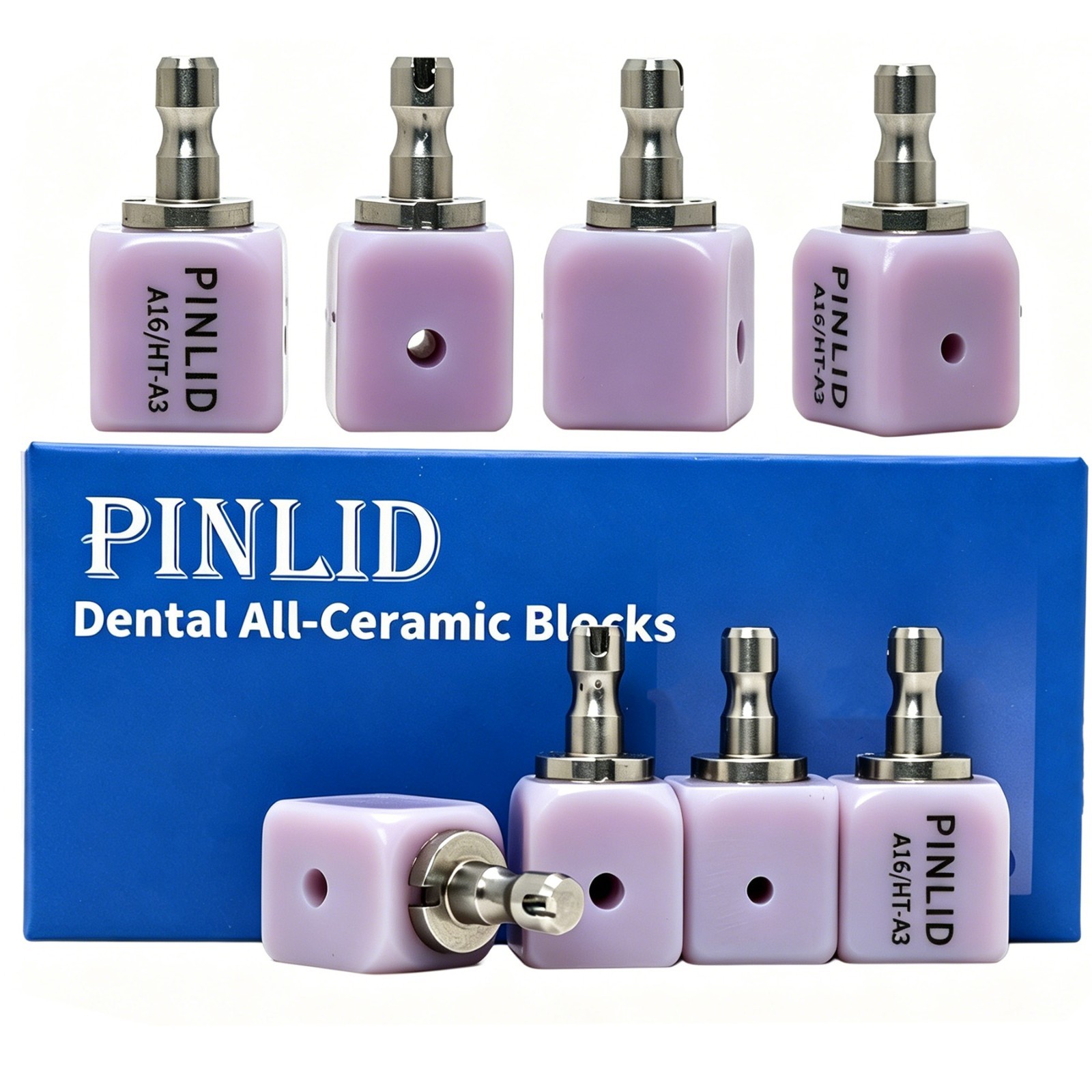 A16 Emax Cerec CAD Blocks Lithium Disilicate Glass Ceramics LT HT A1 A2 A3 4Pcs