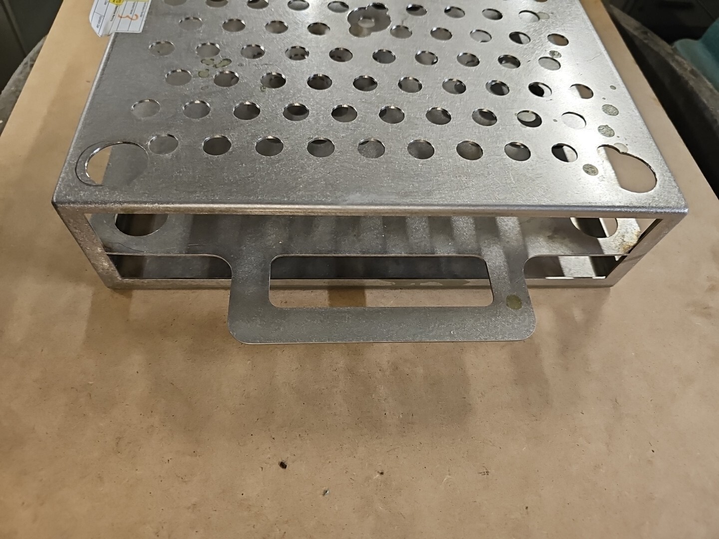 Industrial 101 Hole 2 TIER bottom 1/2″ Test Tube Rack Holder 12 x 16 x 3 SS?