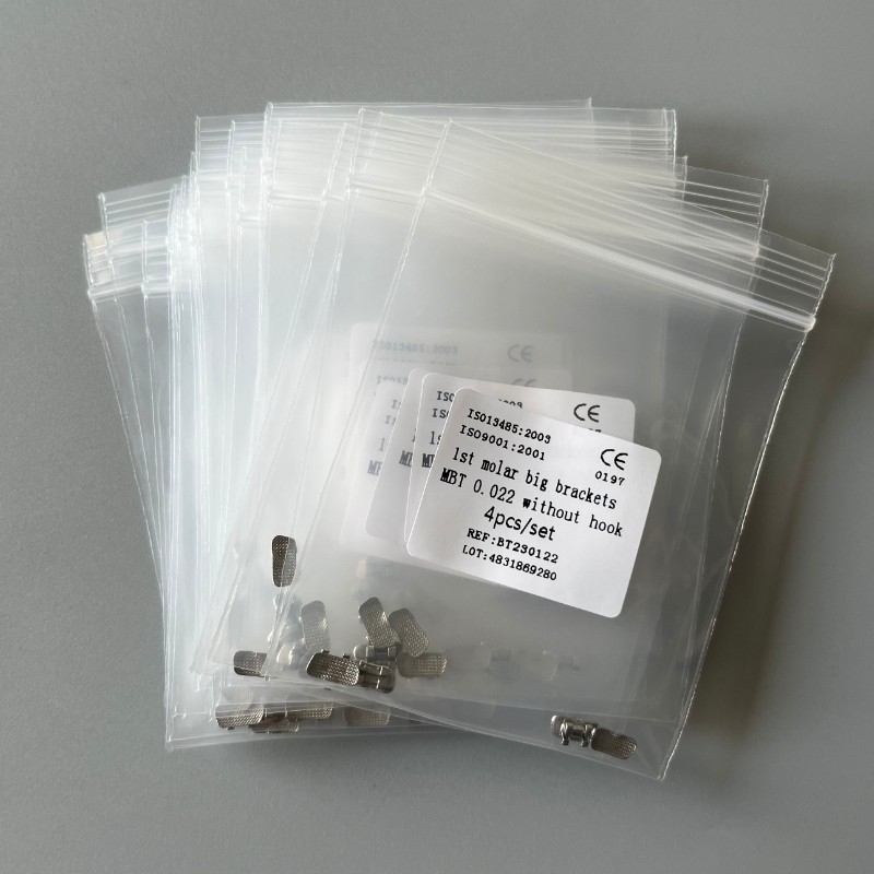 10Sets Dental Orthodontic 1st Molar Wide Big Brackets MBT 022 Without hooks