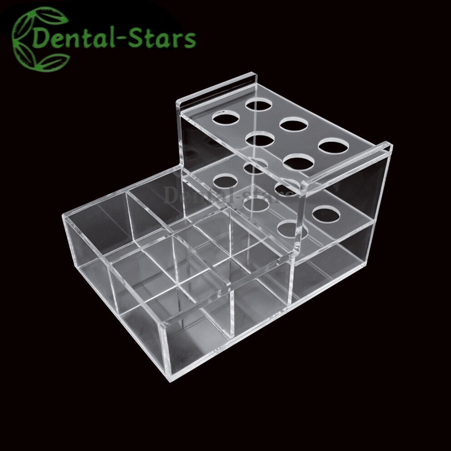 Dental Composite Syringe Acrylic Organizer Holder Resin Applicator Adhesive Rack