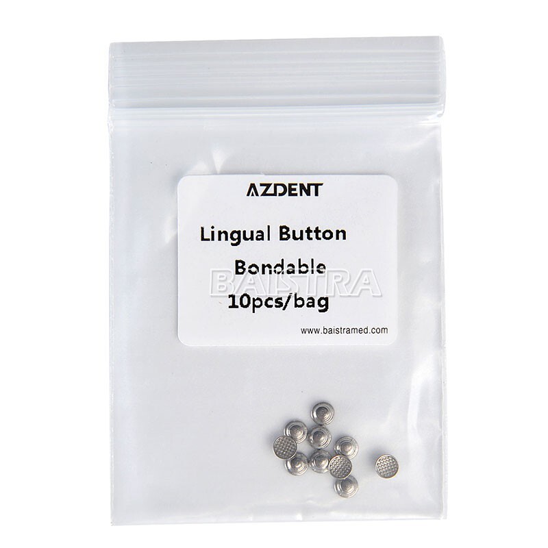 20 Bags AZDENT Dental Orthodontic Lingual Button for Bondable Round Monoblock