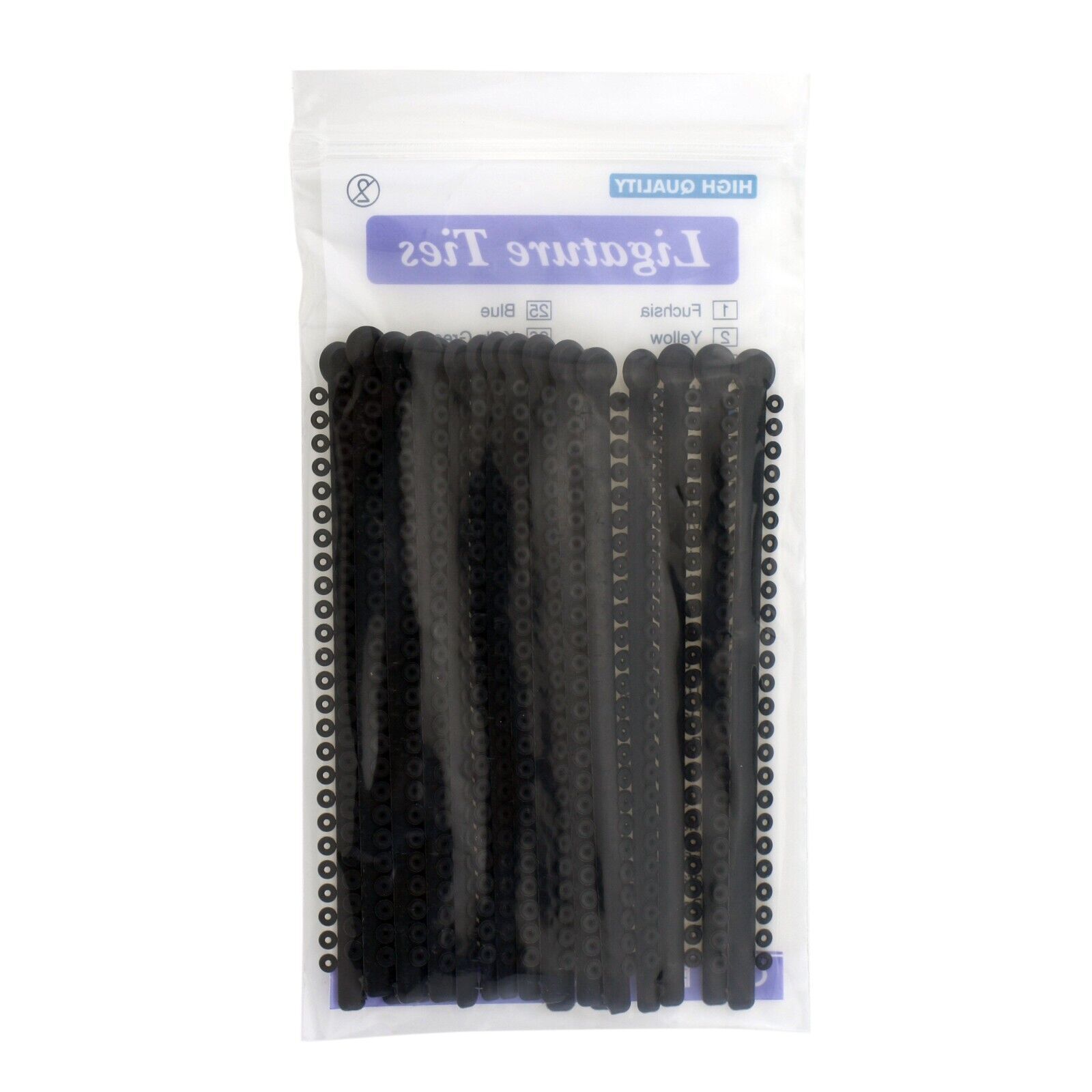Dental Orthodontic Arch wire Ligature Ties Niti Elastic Ovoid Form Rubber Bands