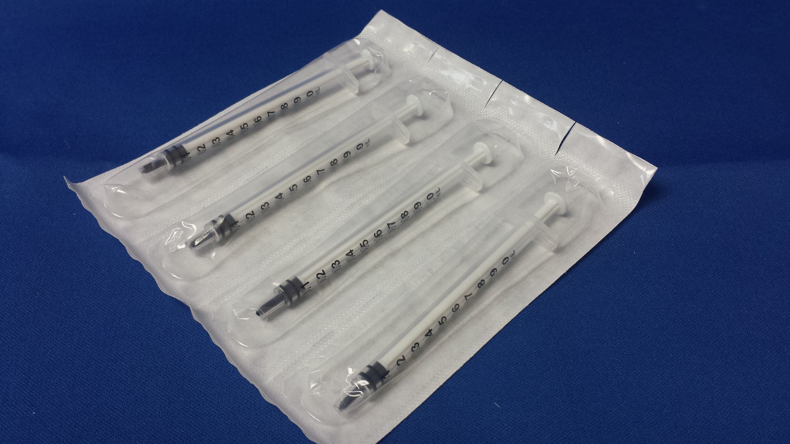 10 Syringes 1 ML/1cc LUER SLIP STERILE SYRINGE NO CAPS NO NEEDLES USA