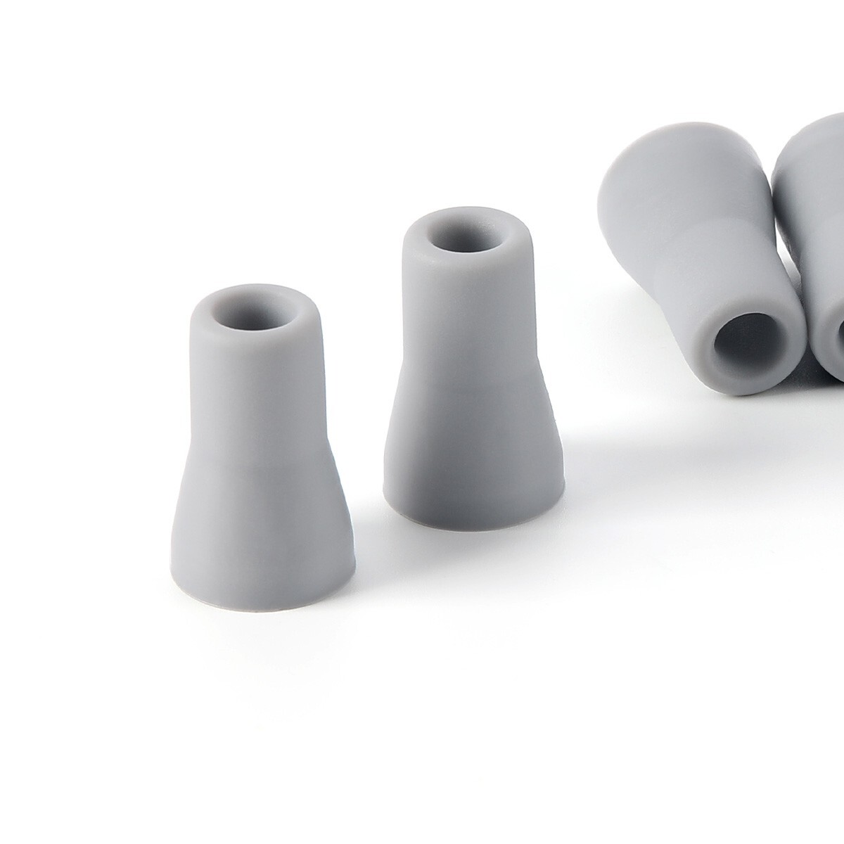 10 Pcs Dental Saliva Ejector Weak Suction Rubber Snap Tip Adapter