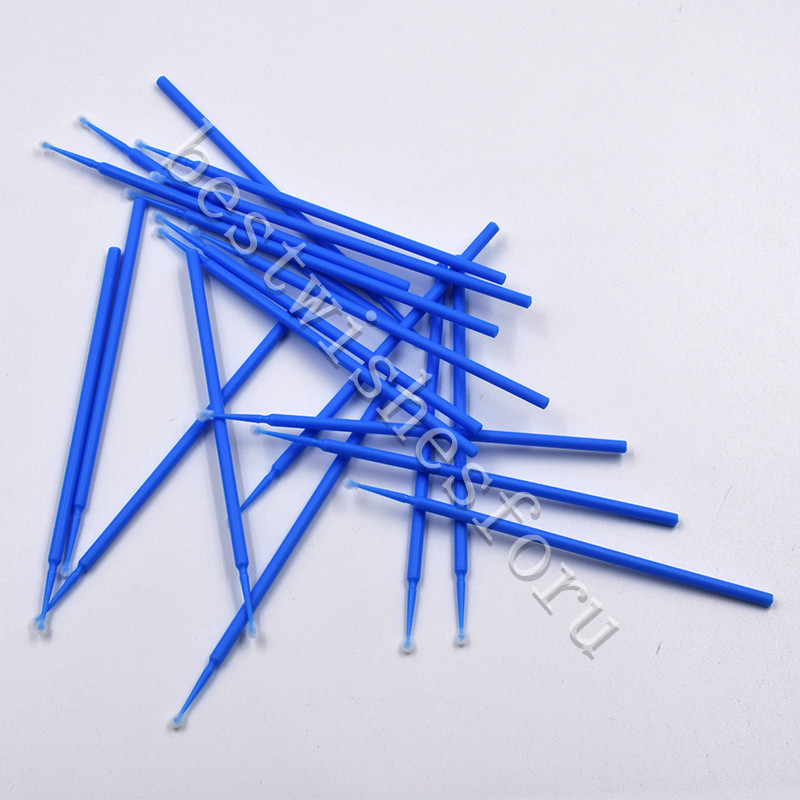 1000 Pc Dental Disposable Micro Applicator Brushes Large Eyelash Extension 2.5MM
