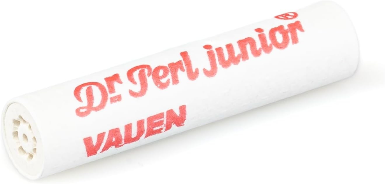 Vauen Dr. Perl Junior 9mm Pipe Filters – 40 Count – Activated Charcoal & Ceramic