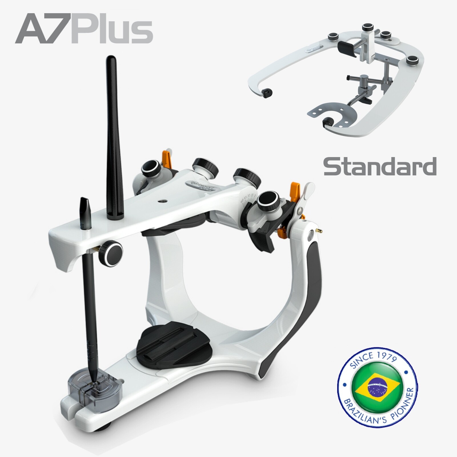Bioart Dental A7-Plus Semi-Adjustable Articulator Standard/Elite Facebow