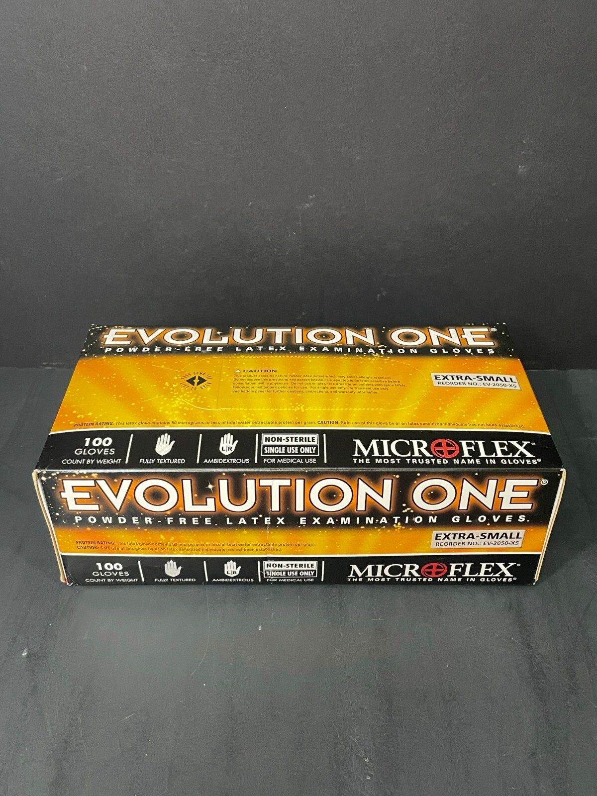 Ansell Latex Gloves Extra Small Microflex 10 Boxes with 100 Gloves Each