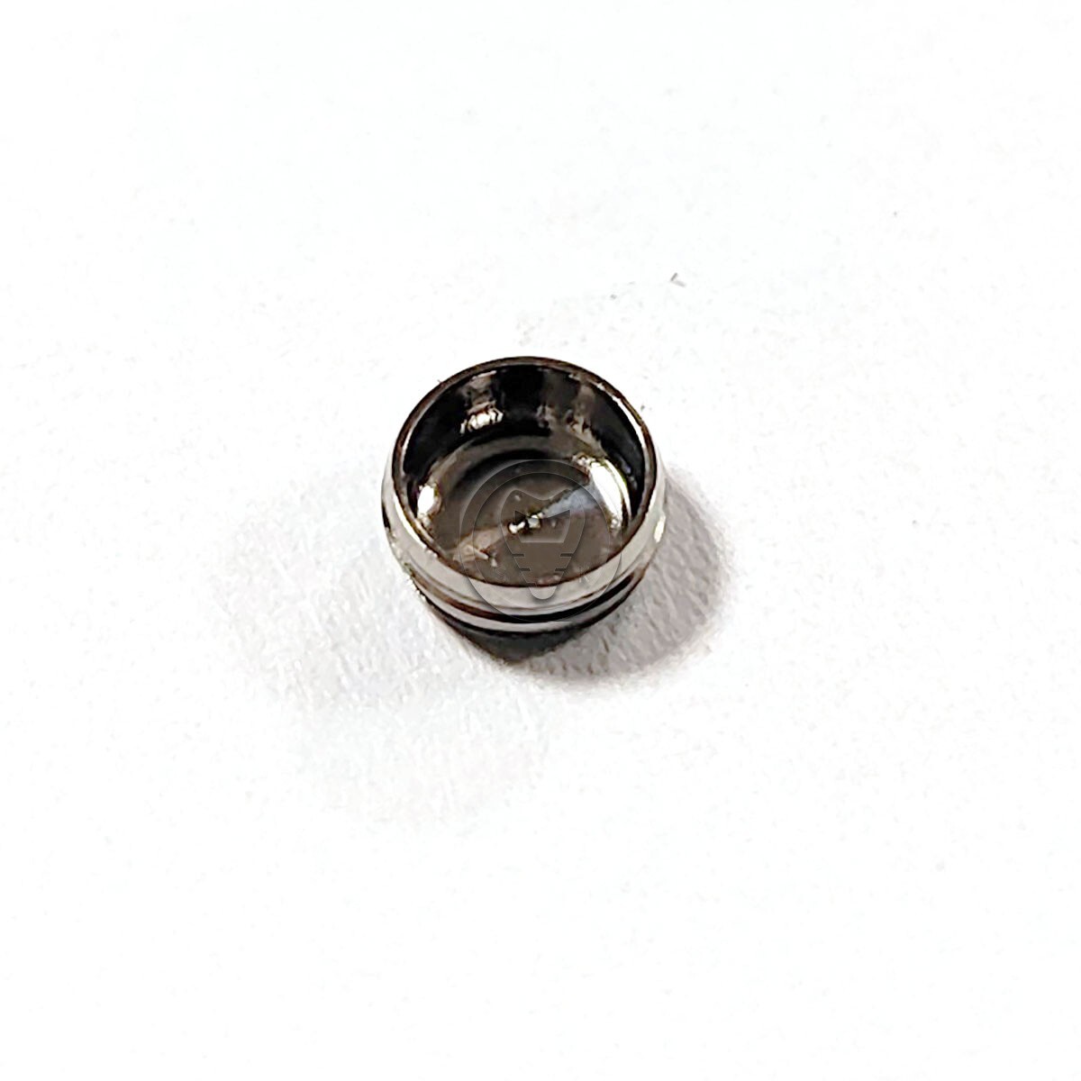 Locator metal housing with black insert for locator abutment