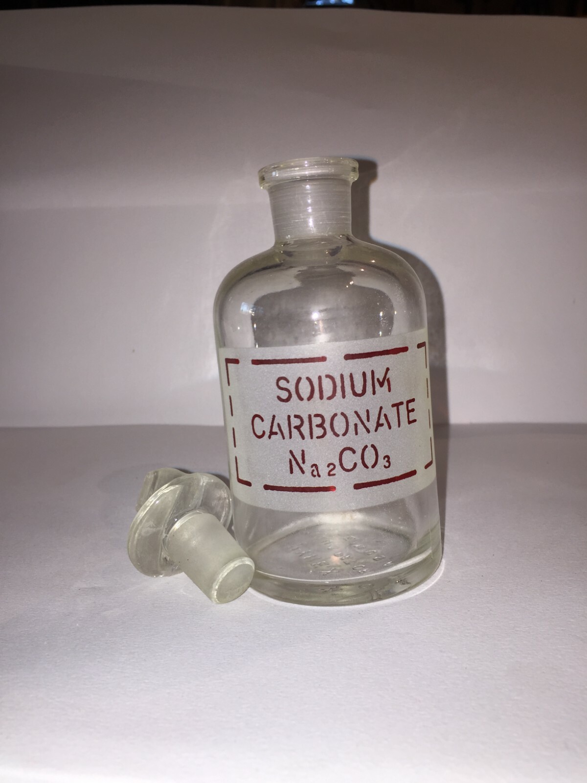 VINTAGE RARE Pyrex reagent bottle w/stopper 250mL Set(3) SEE LABEL CHOICES BELOW