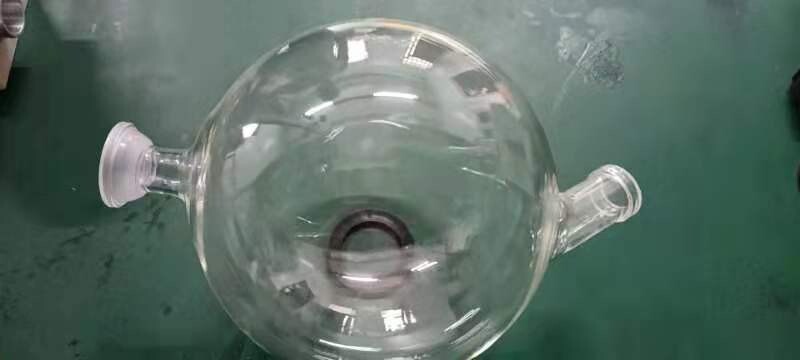 Glass 5 Liter Plastic Coat Receiving Flask for 5L Rotary Evaporator Rotavapor