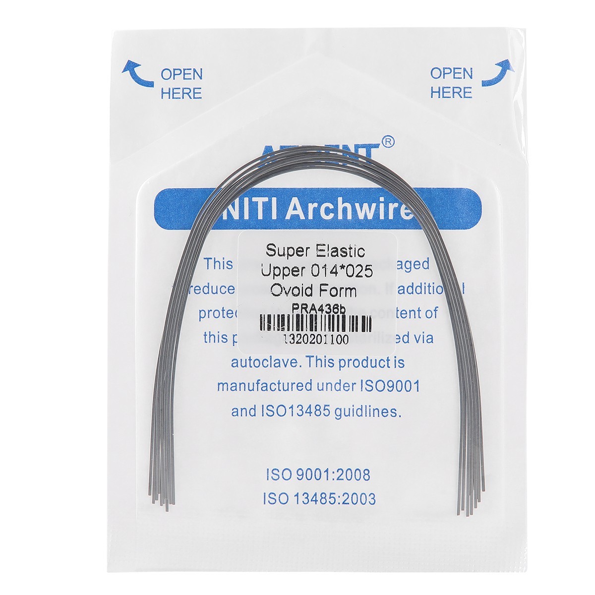 Dental Orthodontic Stainless Steel Natural Rectangular Arch Wire AZDENT 10PCS/PK
