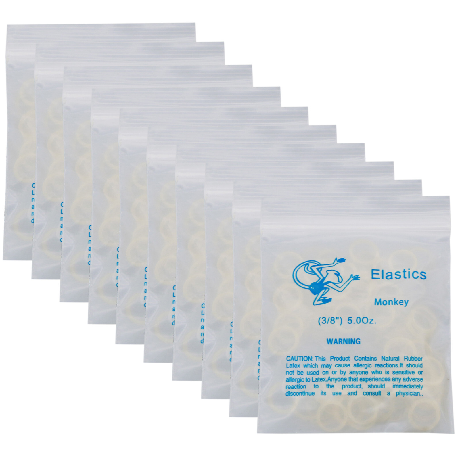 US Dental Orthodontic Rubber Bands 3.5 5.0 6.5OZ Ortho Elastics Latex Braces