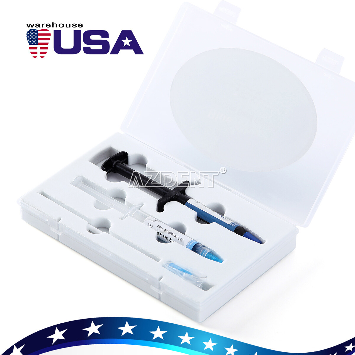 Dental Ortho Adhesive Light Cure Composite Resin Cement Blue Glue/Non-Mixed