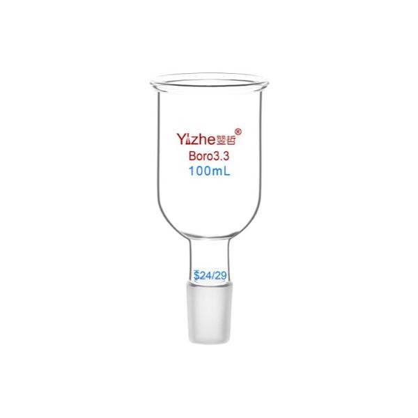 Chemistry Lab Supply: 50ml-1000ml Cylindrical Glass Funnel w/ Standard Joint