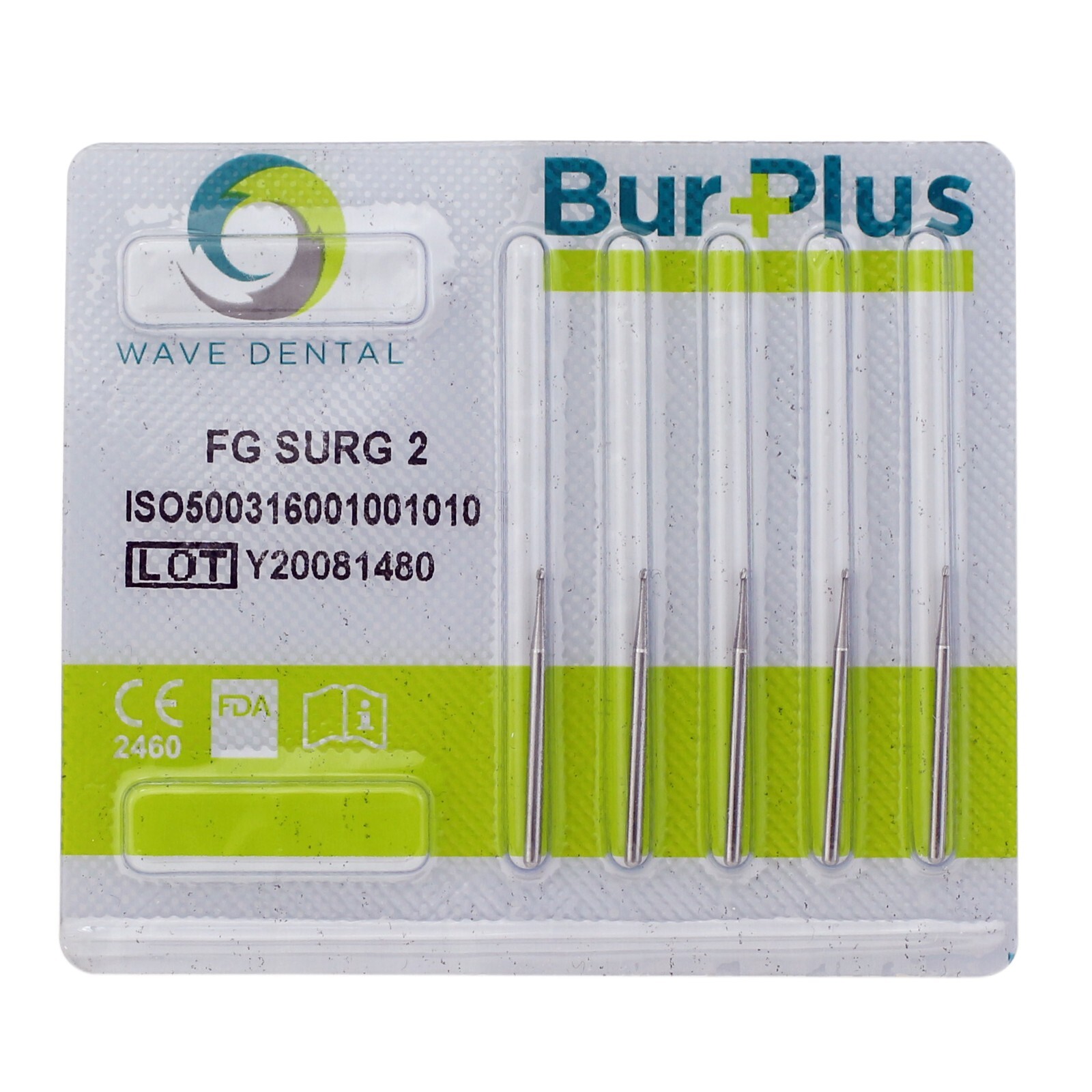 WAVE Dental FG SURG Burs 25mm Long High Speed Round Surgical Carbide Bur 6 8 1/4