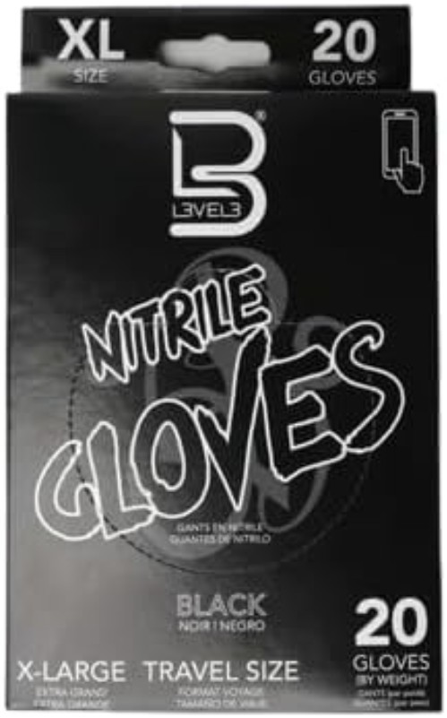 Ambidextrous Level 3 Nitrile Gloves – Professional Disposable for Sensitive Skin