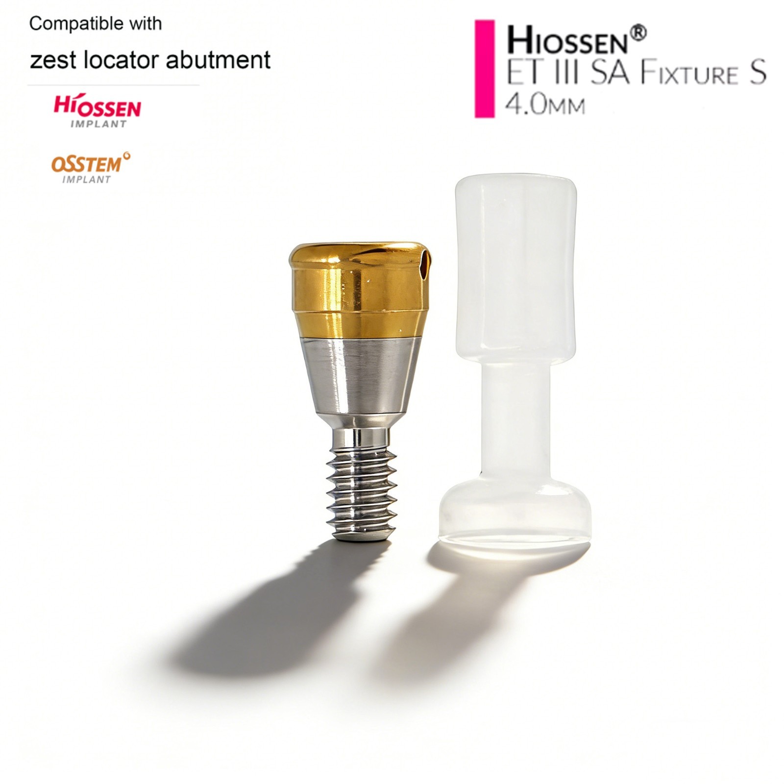 US Dental ZEST LOCATOR Overdenture Abutment For HIOSSEN ET Implant Mini/Regular