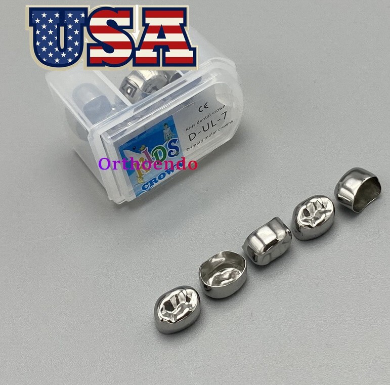 Dental Pediatric Crown Kids stainless steel molar crowns preformed Primary