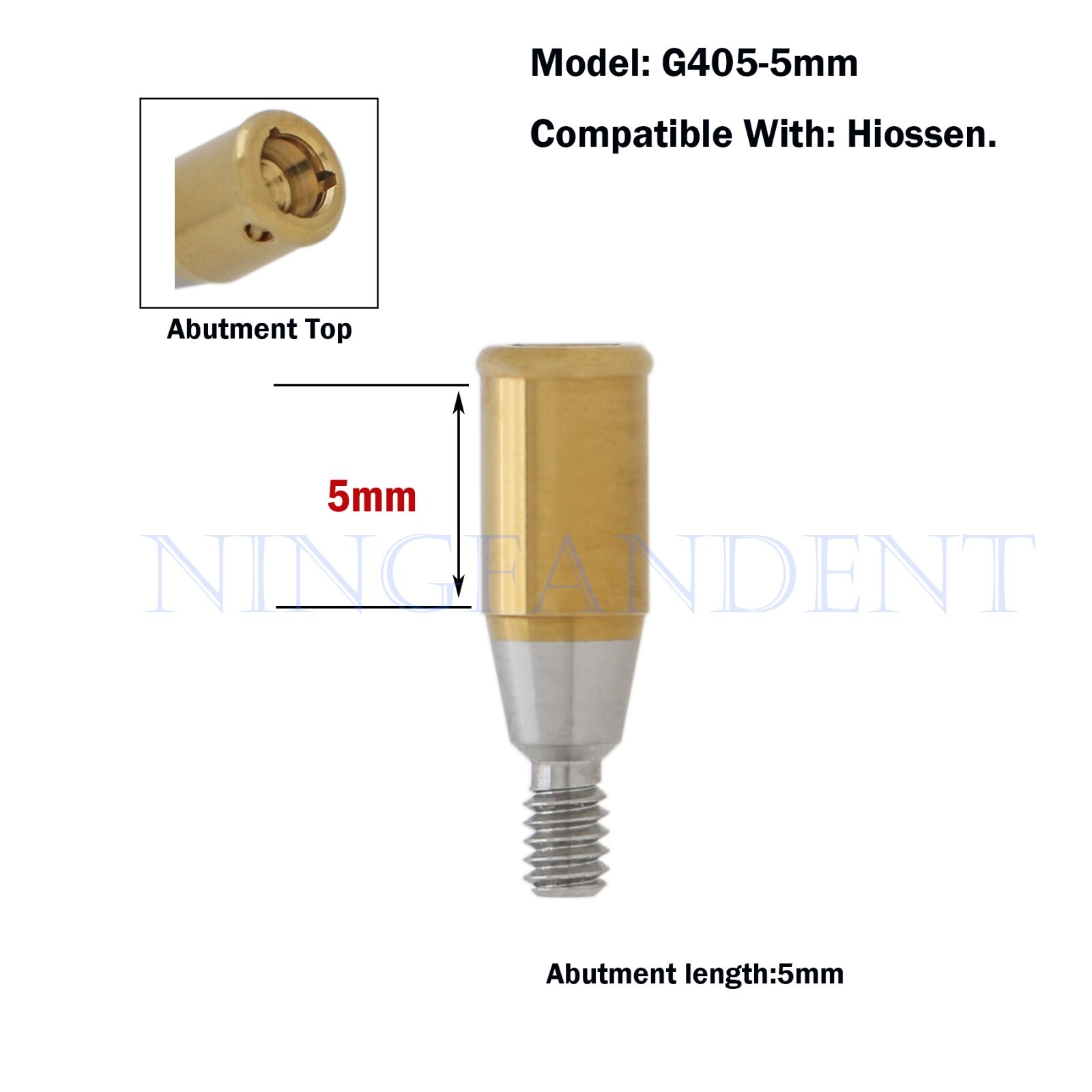 Implant Locat0r System Abutment 1-7.0mm GH For HIOSSEN ET III SA Ø3.7 Standard